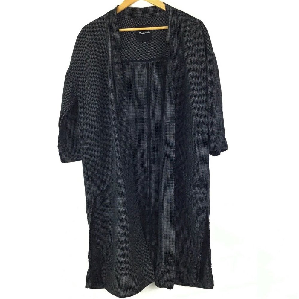 Madewell 3/4 Sleeve Trench Jacket Women S Black